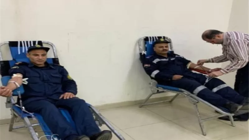 حملة للتبرع بالدم بمديرية أمن القاهرة