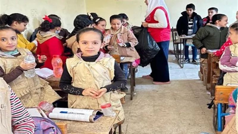 فحص ١٥٠٨٩١ طالب وطالبة لمرض الطفيليات المعوية بالقليوبية
