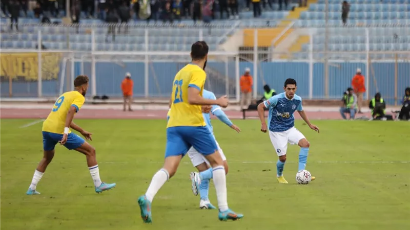 الإسماعيلي يتقدم بهدف ياو أمام بيراميدز في الشوط الأول