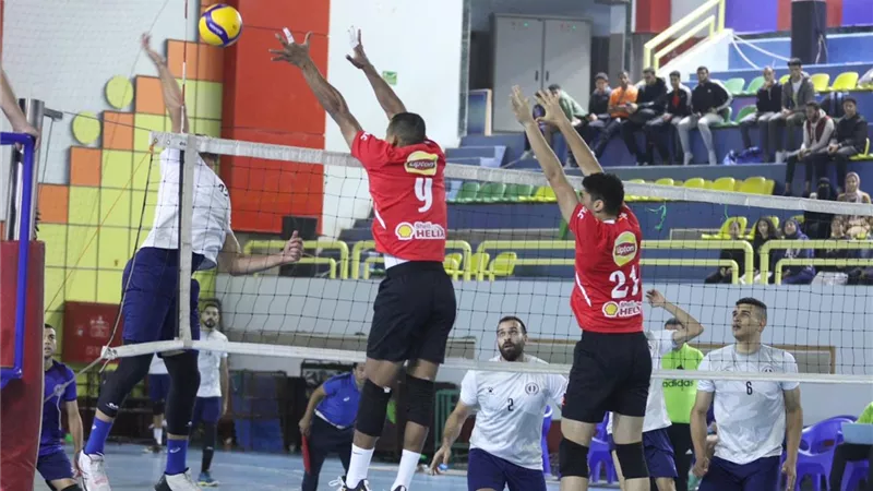 الأهلى يهزم الشمس فى رابع جولات دورى رجال الطائرة