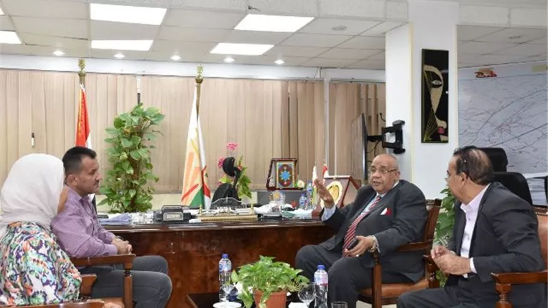 رئيسا جامعة الأقصر وجهاز طيبة الجديدة يبحثان إنشاء مقر جديد