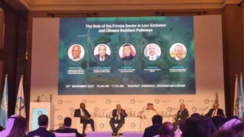 محيي الدين: مشاركة القطاع الخاص في أنشطة التكيف ضرورية لتحقيق أهداف المناخ