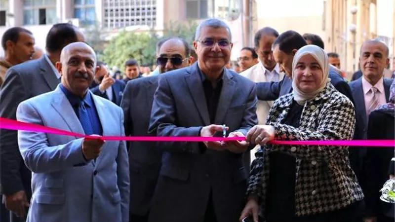أفتتاح المعرض السنوى للكليات المنتجة بكلية الآداب بجامعة الزقازيق