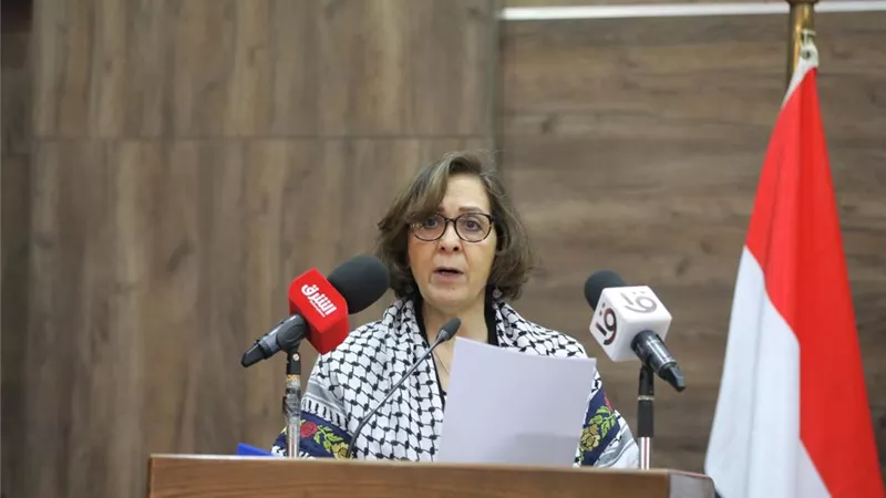 رئيسة اتحاد المرأة الفلسطينية:شكرا للرئيس عبد الفتاح السيسي