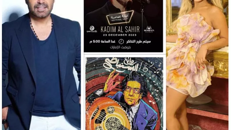 نجوم الغناء يشوقون الجمهور لحفلات رأس السنة