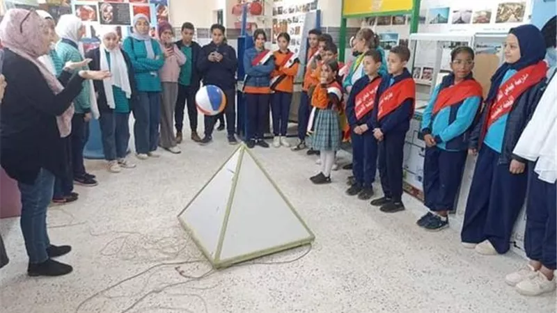 المركز الاستكشافى للعلوم يستقبل طلاب الإسماعيلية