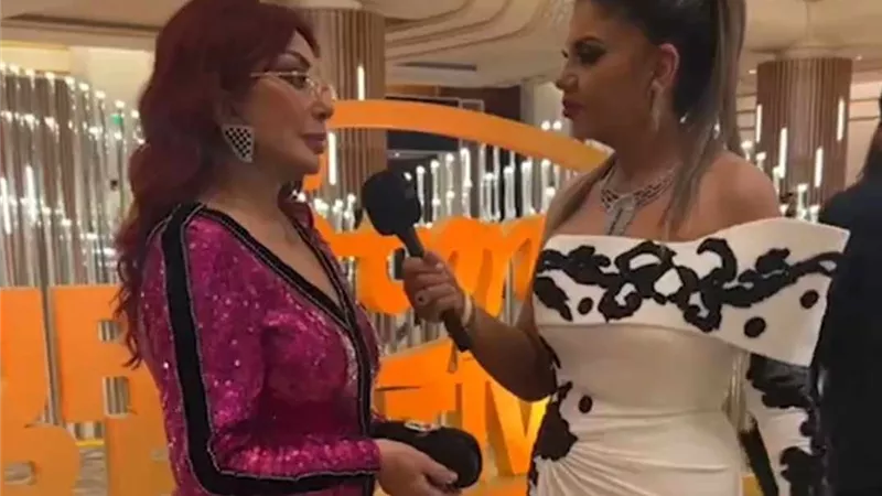 نبيلة عبيد مع بوسي شلبي في افتتاح مهرجان البحر الأحمر