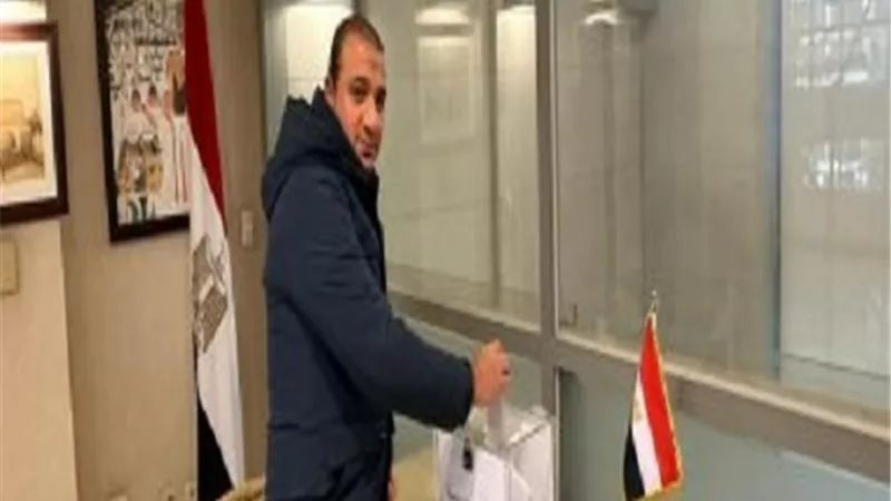 الجالية المصرية في كوريا الجنوبية تصوت فى الانتخابات الرئاسية