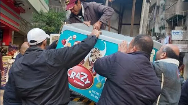 رفع 95 حالة اشغال طريق واقامة معرض (كونى منتجة)بالمنتزة