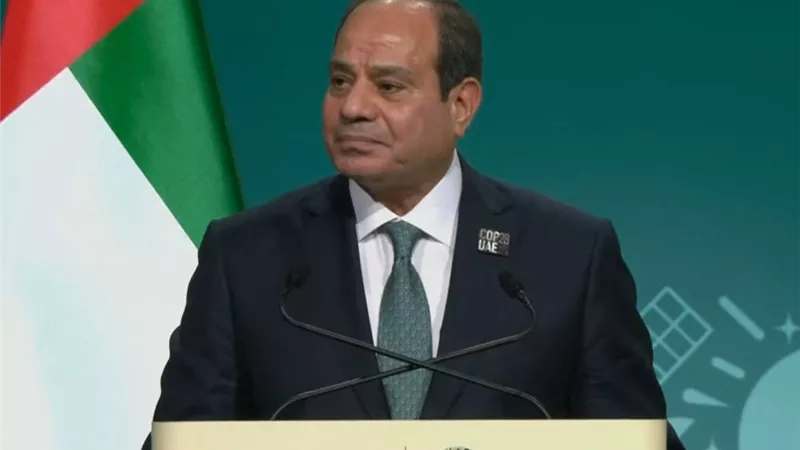 الرئيس السيسي: يجب الالتزام بما تم الاتفاق عليه في مؤتمر باريس للمناخ