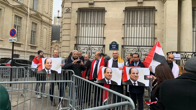 الجالية المصرية في فرنسا تشارك بقوة في الانتخابات الرئاسية