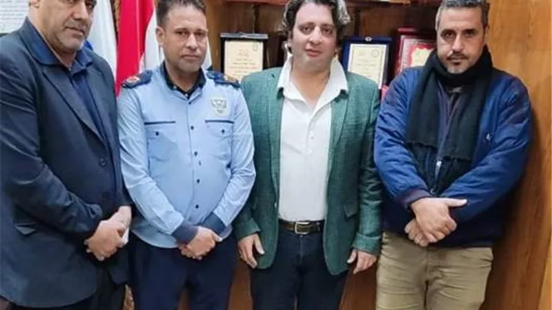 شكر وتقدير لمسؤل الأمن بالتأمين الصحى ببنى سويف