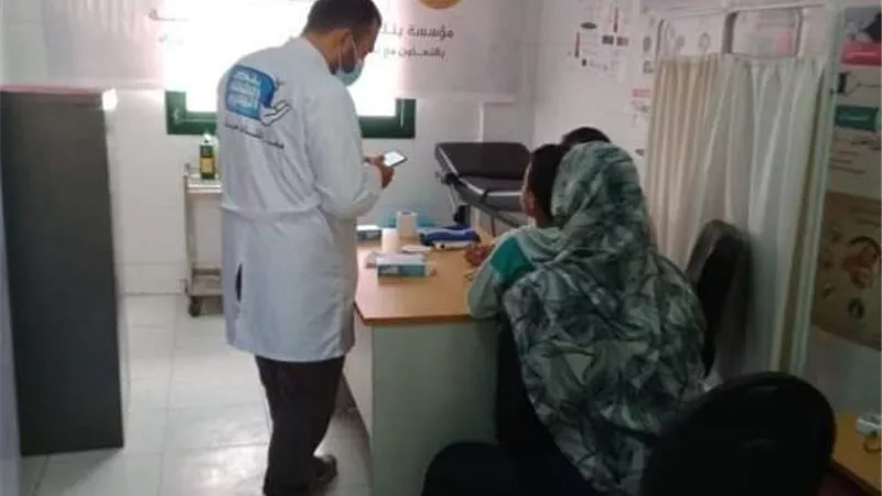 قوافل طبية وعلاجية متعددة التخصصات بالإبراهيمية ومنياالقمح