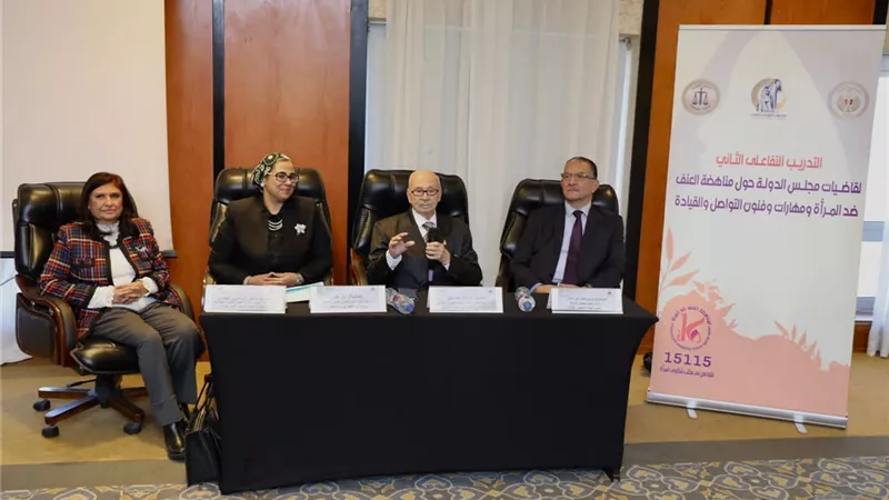 انطلاق التدريب التفاعلي للقاضيات حول مناهضة العنف ضد المرأة