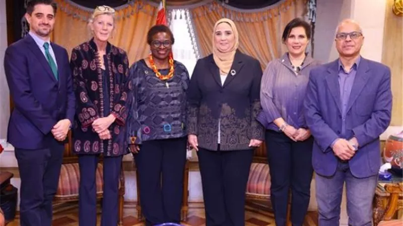 وزيرة التضامن تستقبل المديرة التنفيذية لصندوق الأمم المتحدة للسكان لبحث زيادة الإغاثة المقدمة للأسر الفلسطينية