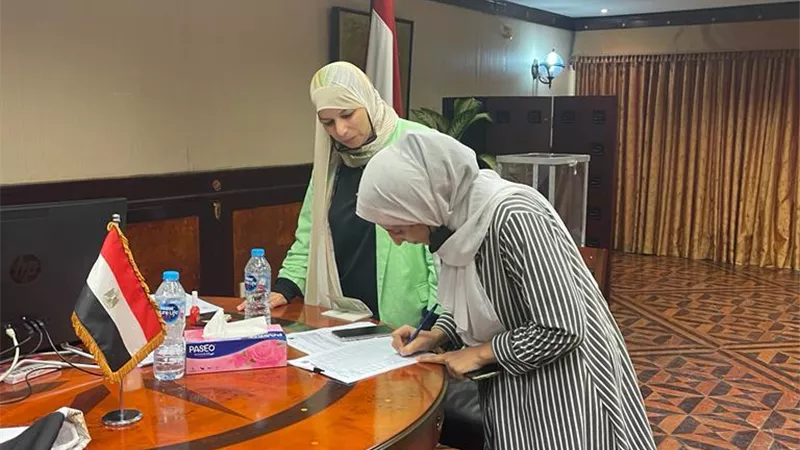 توافد الناخبين على سفارة مصر فى جاكرتا باليوم الثالث لانتخابات الرئاسة
