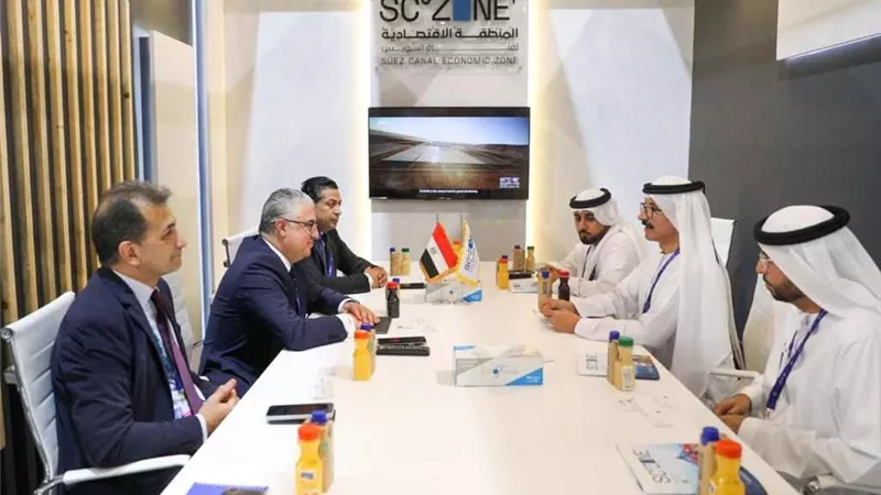 جمال الدين يلتقي رئيس مجموعة موانئ دبي العالمية لبحث التعاون المشترك