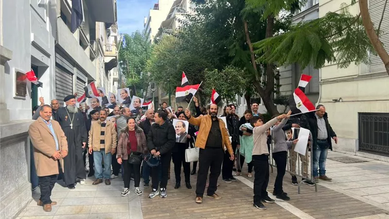 اقبال متزايد من الجالية المصرية بروما للاقتراع وسط اجواء احتفالية