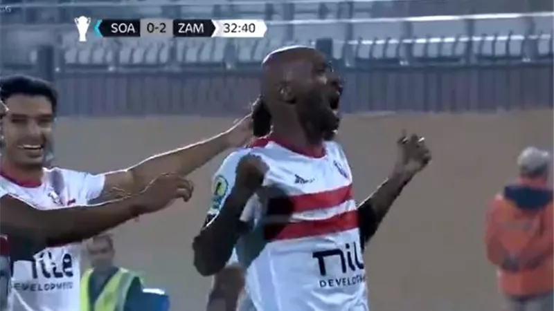 شيكابالا يعزز النتيجة بهدف ثاني للزمالك أمام سوار الغيني..فيديو