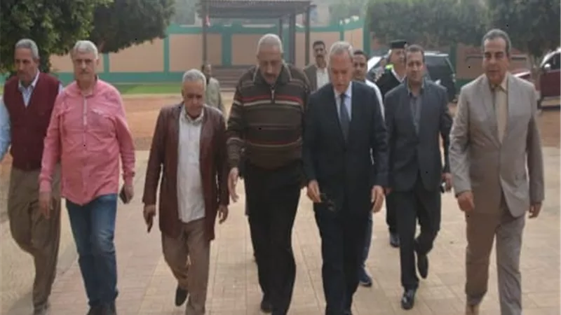 محافظ القليوبية يتفقد