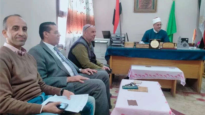 وفد من حزب «مستقبل وطن» يزور المنطقة الأزهرية بالمنيا