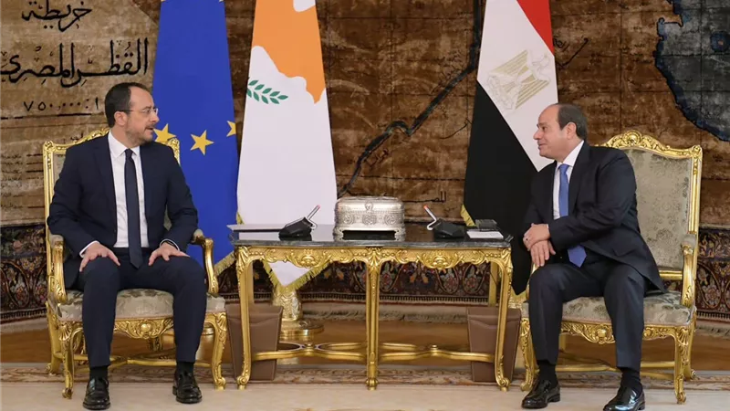 رئيس قبرص يثمن الجهود المصرية الحثيثة للتهدئة بقطاع غزة