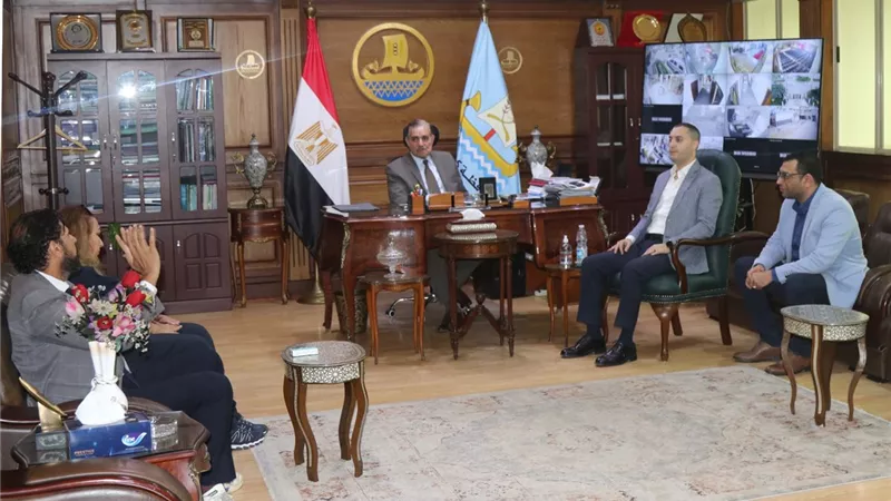 محافظ كفر الشيخ يستقبل وفد مفوضية الإتحاد الأوروبي