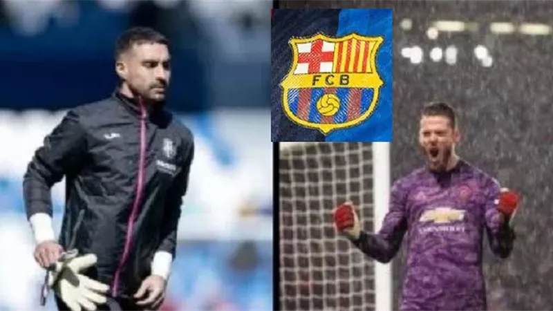 برشلونة يفاضل بين دي خيا وحارس فياريال لتعويض غياب شتيجن