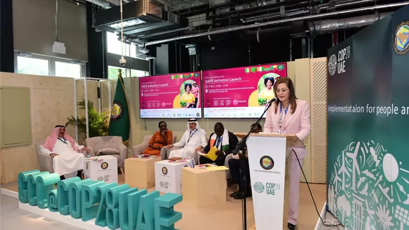 نشاط مكثف لوزيرة التخطيط في مؤتمر الأطراف لتغير المناخ cop28