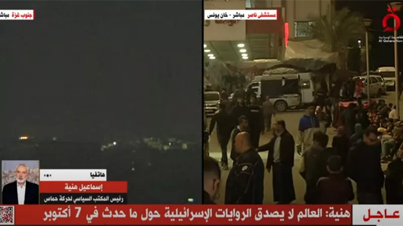 إسماعيل هنية: حماس ليس لها أي ارتباط بأي تنظيم خارج الحالة الفلسطينية