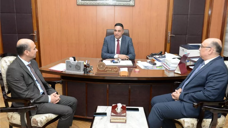 تنسيق بين محافظ الدقهلية ورئيس جامعة المنصورة استعدادا للانتخابات