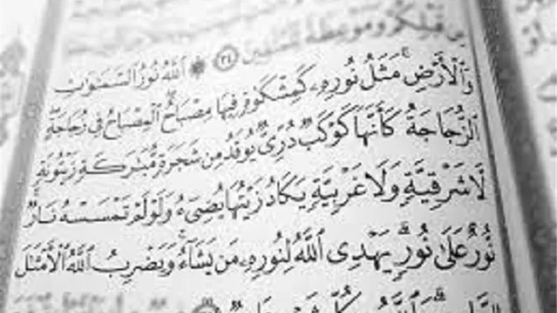 من جميل ما قرآنا 3 اشياء مُضيئة فى بعض واخرى مُظلمة فى سورة النور