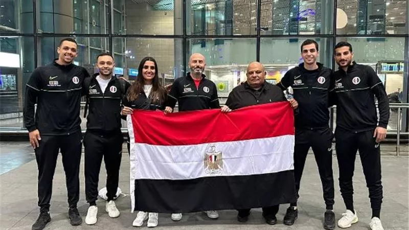منتخب مصر للاسكواش يغادر القاهرة للمشاركة فى بطولة العالم