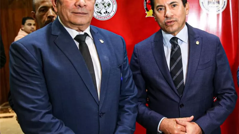 صبحى و بركات وفوده يدعمان استضافة كأس العالم للقوة البدنية