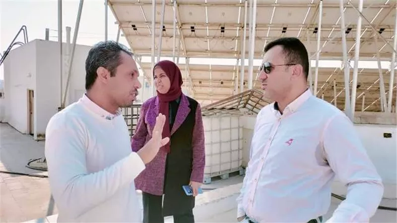 رئيس جهاز طيبة الجديدة يتفقد أحدث مشروعات الكهرباء المتجددة.. صور