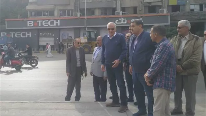 محافظ الجيزة يتابع تطوير محيط محور ٢٦ يوليو و شارع أحمد عرابى