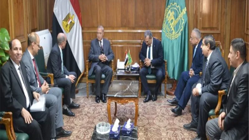 محافظ القليوبية يستقبل أعضاء البنك الزراعي المصري
