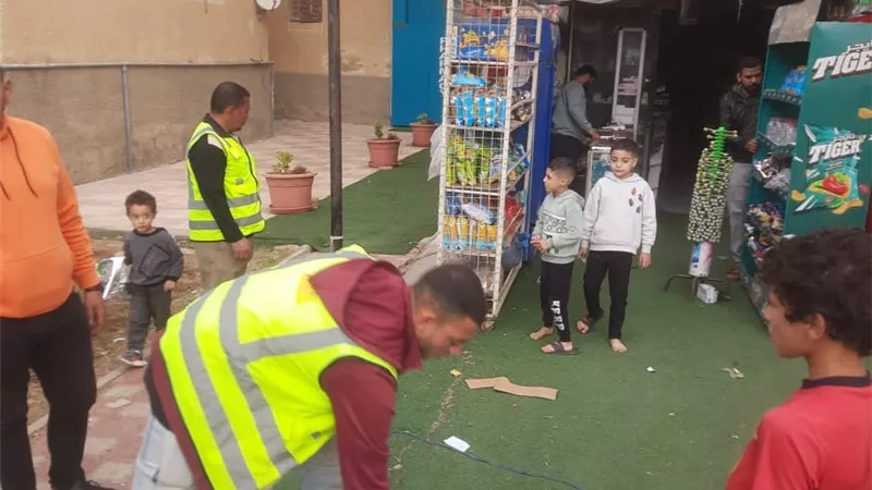جهاز الشيخ زايد: حملة مكبرة لإزالة الإشغالات بالمدينة.. صور