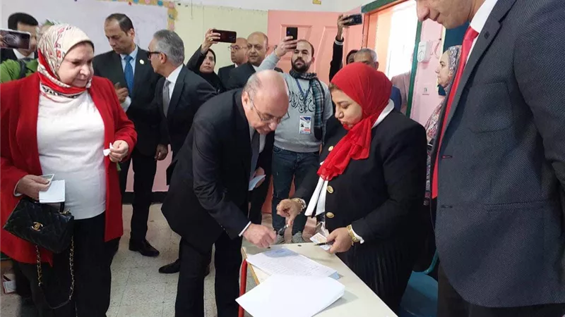 وزير العدل يدلي بصوته في الانتخابات الرئاسية 2024