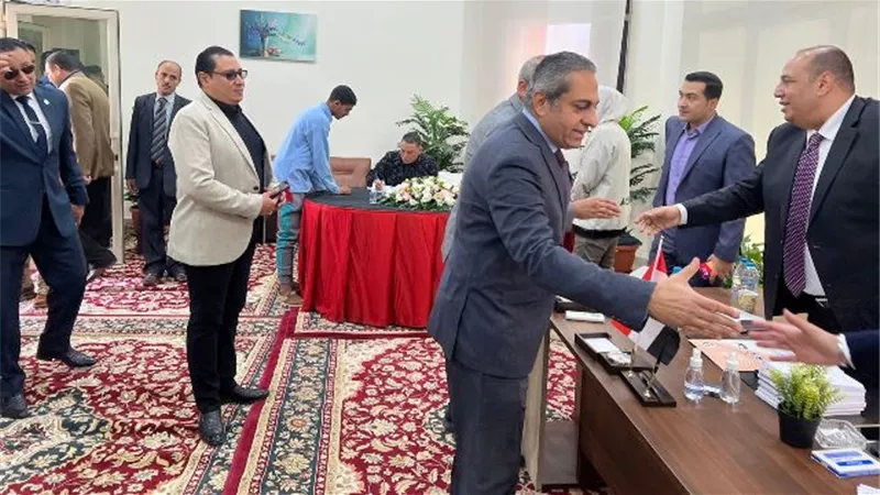 خالد عباس يتفقد لجان الانتخابات الرئاسية فى العاصمة الإدارية..صور