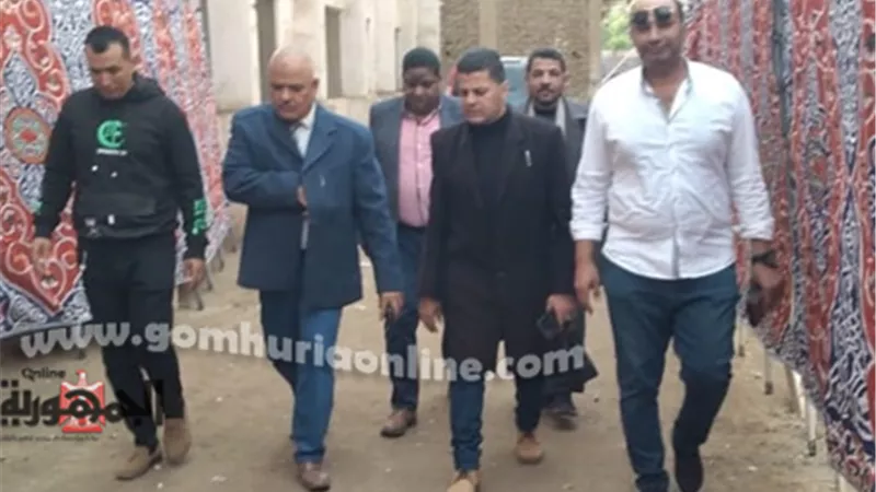 عبد العال وصعوان و شلبى يتابعون الإنتخابات بشبين الكوم