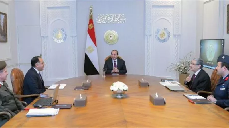 الرئيس السيسي يوجه بمواصلة الجهود لاستكمال الأهداف الإستراتيجية لمشروع 