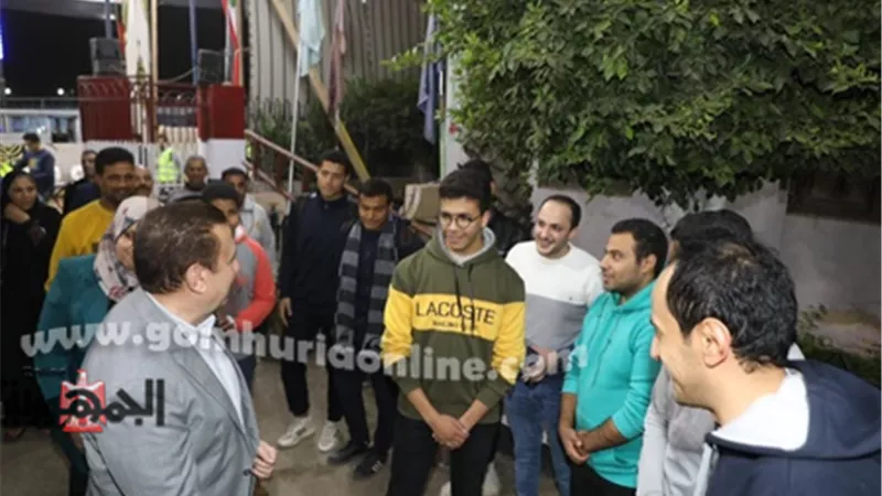 محافظ المنوفية يتفقد اللجان بالفترة المسائية
