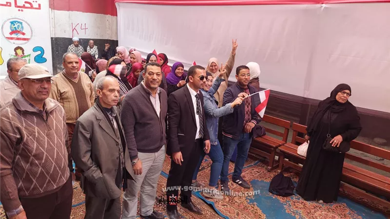 إقبال كبير فى الساعات الأخيرة بلجان بولاق الدكرور بالجيزة