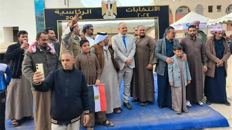 القبائل العربية وقيادات مستقبل وطن مدينة بدر يدلون بأصواتهم فيديو