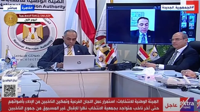 رئيس اللجنة العامة بقسم الطالبية: العملية الانتخابية في اليوم كانت منتظمة