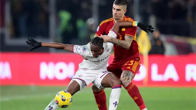 التعادل الإيجابى يحسم مباراة فيورنتينا ضد روما في الدوري الإيطالي