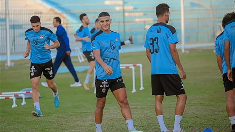 تدريبات تكتيكية لـ غزل المحلة استعدادًا لمواجهة طنطا