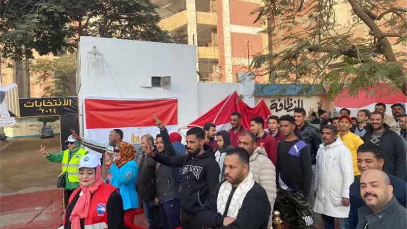 الشباب يتصدرون المشهد الانتخابى امام لجان حلوان