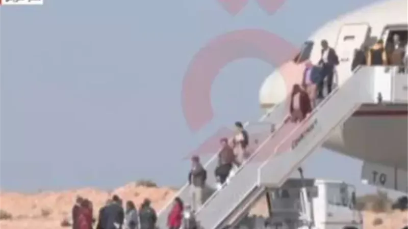 وفد مجلس الأمن في مطار العريش لتفقد المساعدات المقدمة إلى غزة